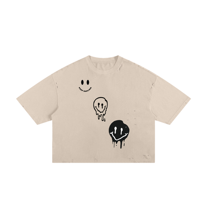 Classic Frayed Boxy Tee