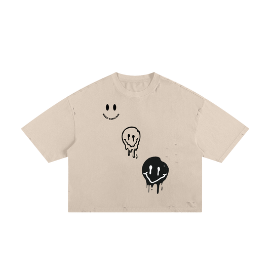 Classic Frayed Boxy Tee