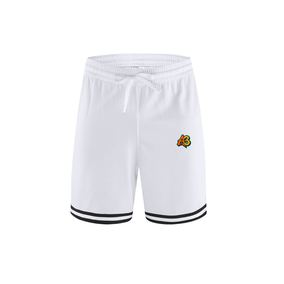 Classic Stripe Trim Basketball Shorts